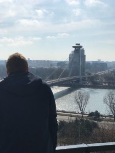 Bratislava Blick auf die Donau